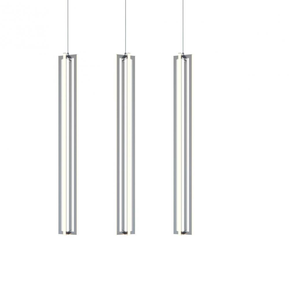 Cass 36&#39;&#39; 3 Light Medium Linear Pendant - SN