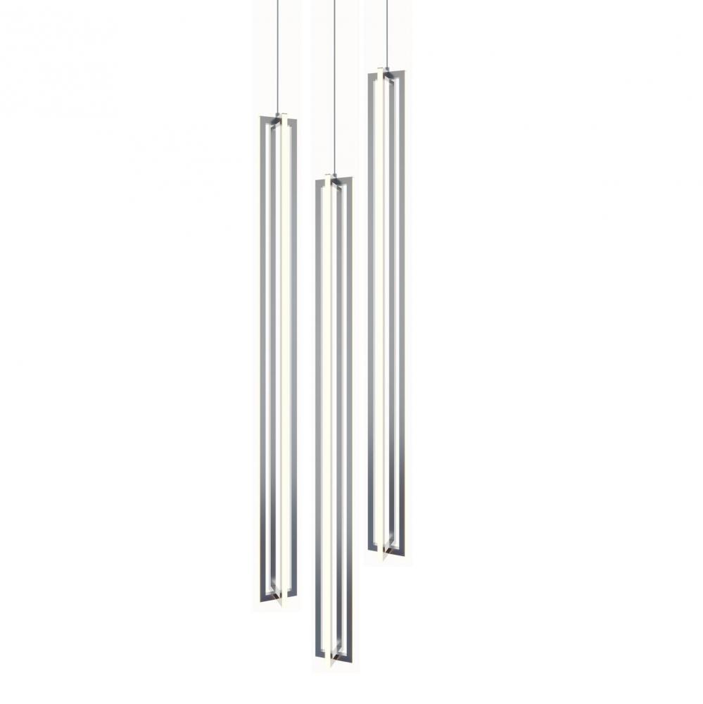 Cass 18&#39;&#39; 3 Light Large Round Pendant - SN