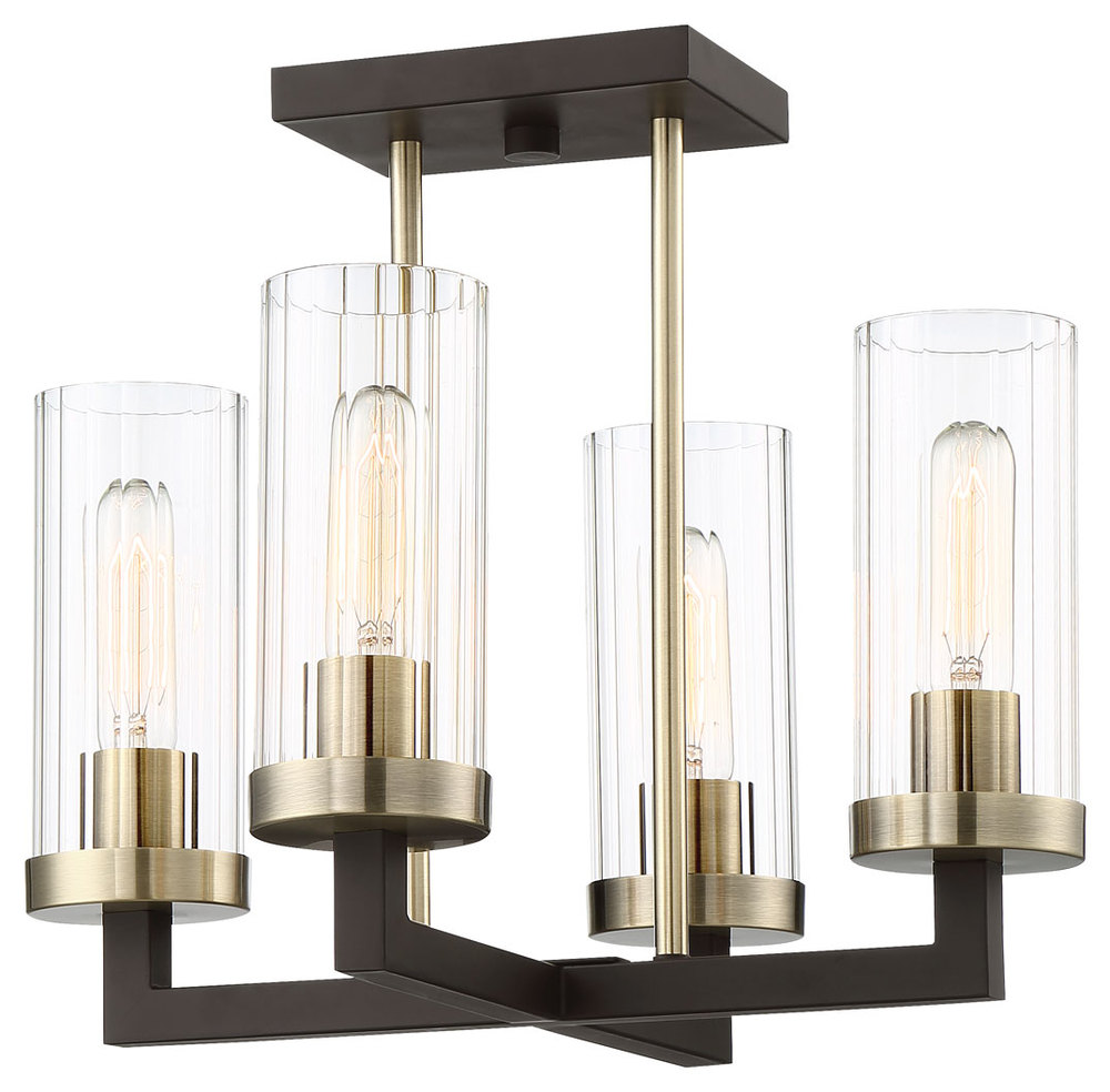 AINSLEY COURT - 4 LIGHT SEMI FLUSH