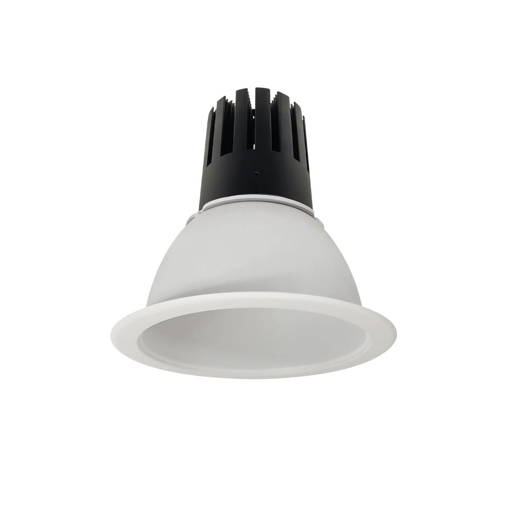 6&#34; Sapphire III Round Open Reflector for Integral EM Test Switch, 5500lm, 2700K, Flood Optic,