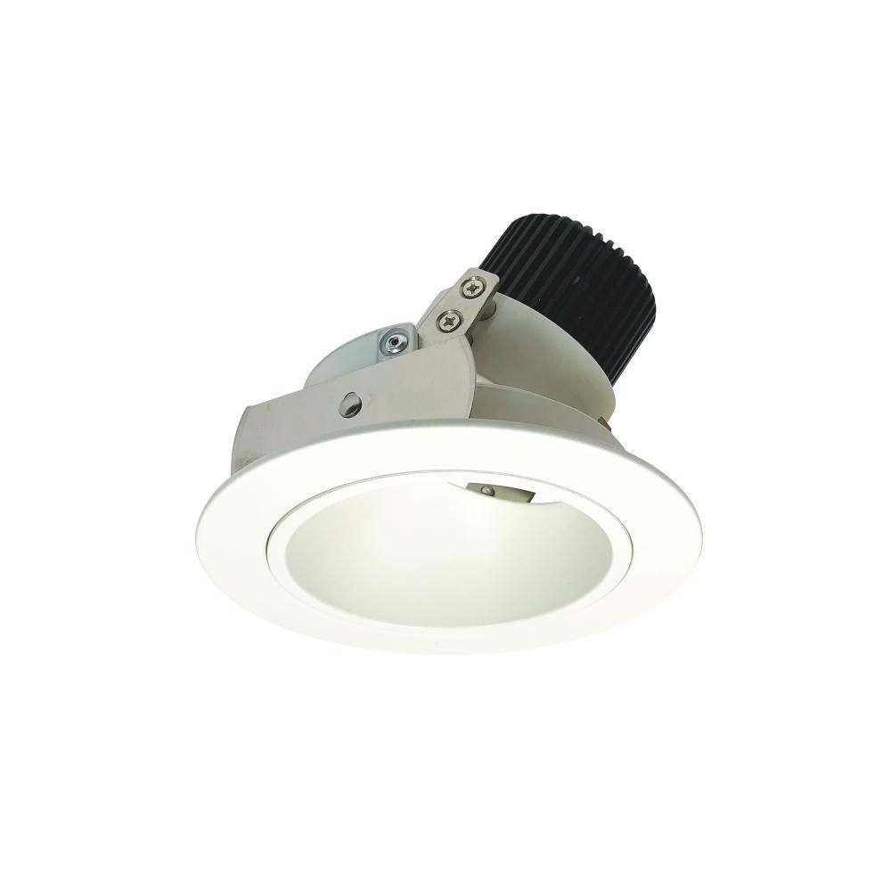 4&#34; Iolite LED Round Adjustable Deep Reflector, 1000lm / 14W, 5000K, Matte Powder White Reflector