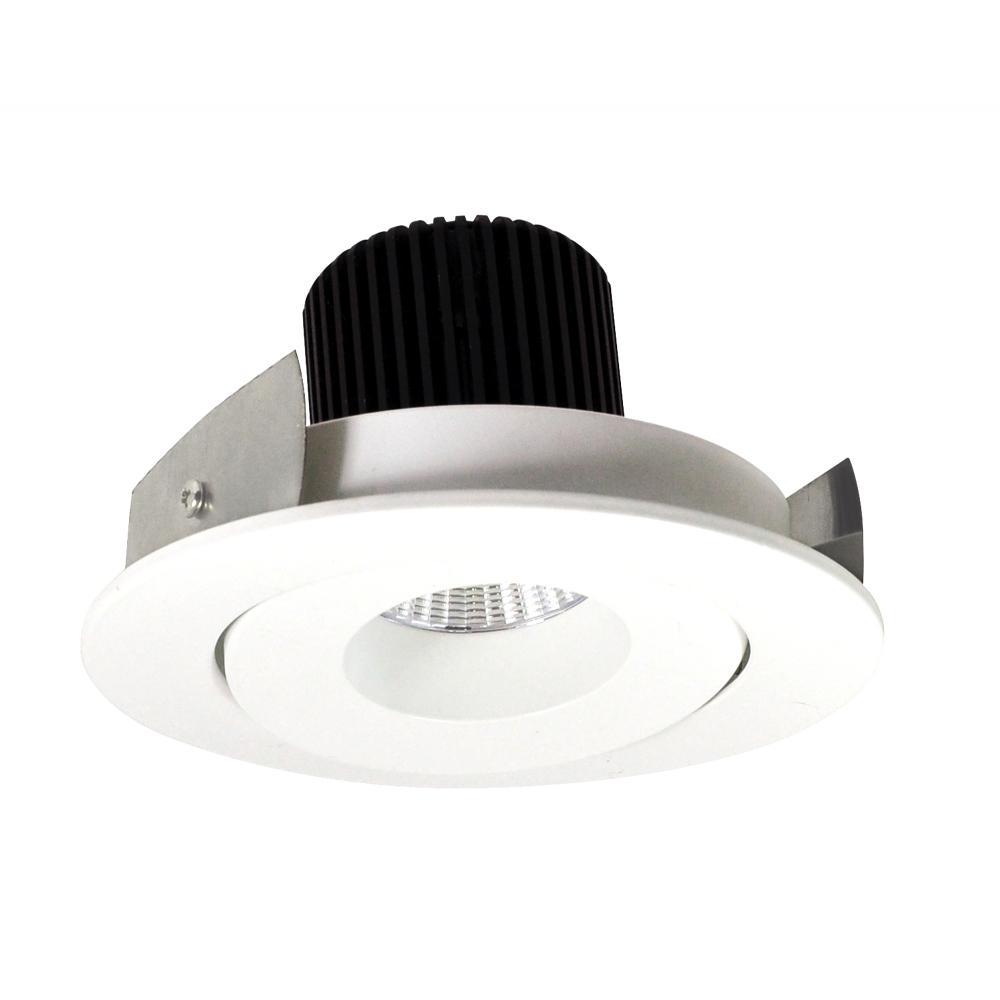 4&#34; Iolite LED Round Adjustable Gimbal, 1000lm / 14W, 3000K, Matte Powder White Finish