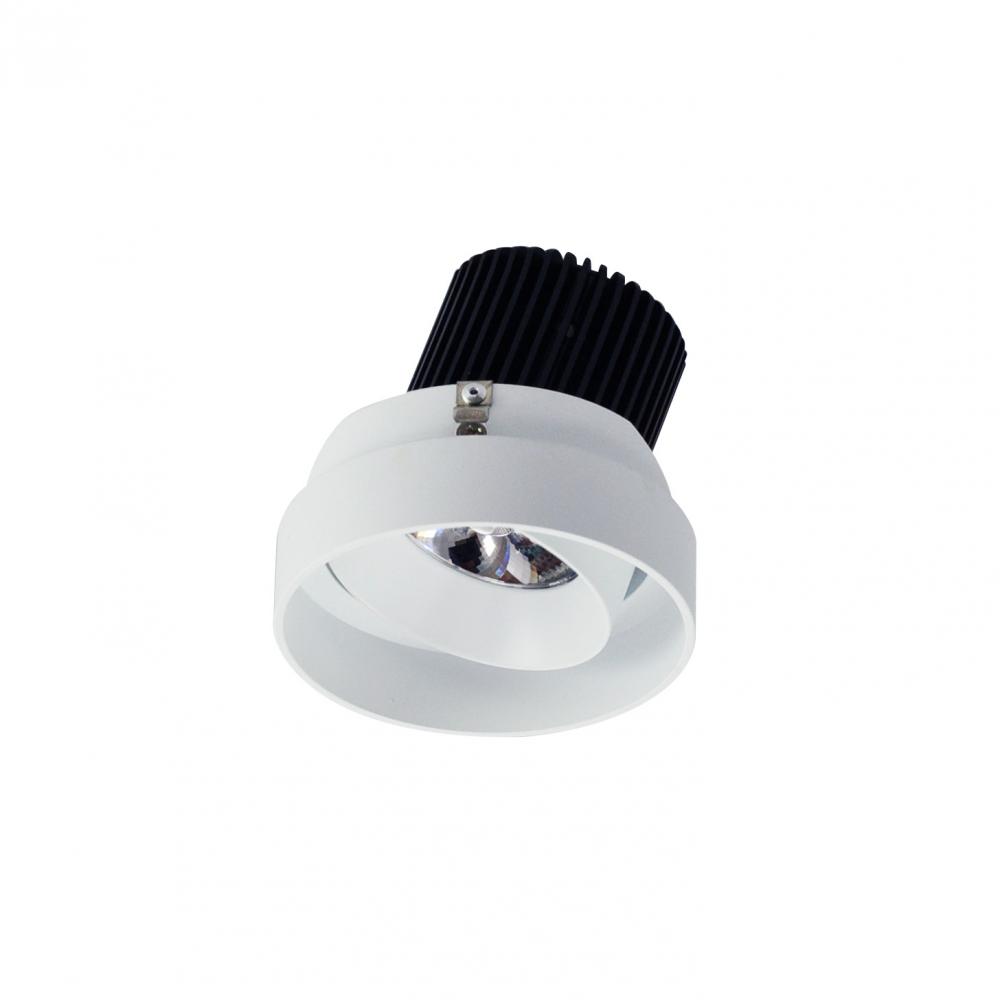 4&#34; Iolite LED Round Trimless Adjustable, 10-Degree Optic, 850lm / 12W, 3500K, Matte Powder White