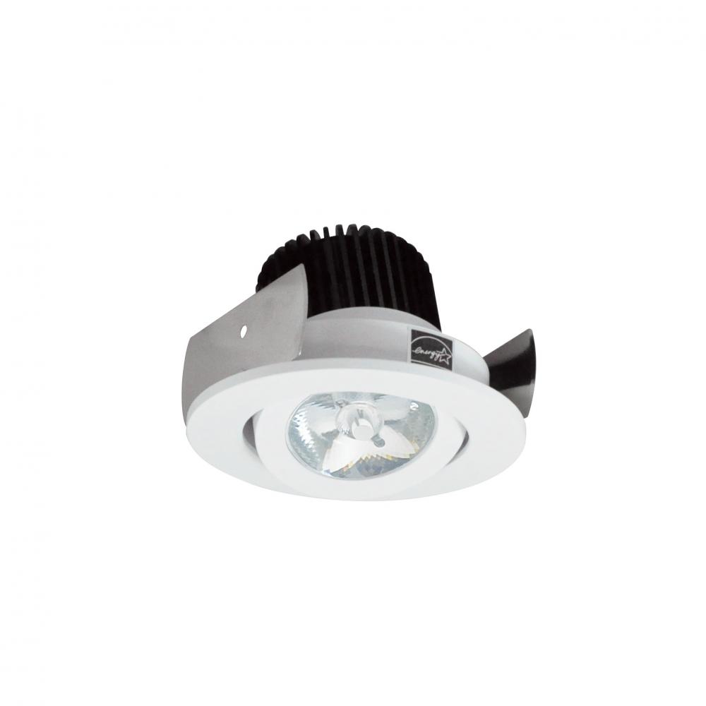 2&#34; Iolite LED Round Adjustable Gimbal, 10-Degree Optic, 850lm / 12W, 3000K, Matte Powder White
