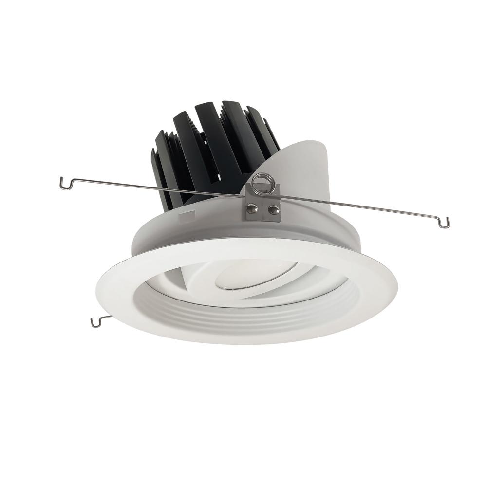 6&#34; Marquise III Adjustable Regressed Gimbal Baffle, 2500lm, 3000K, Flood Optic, White Baffle &