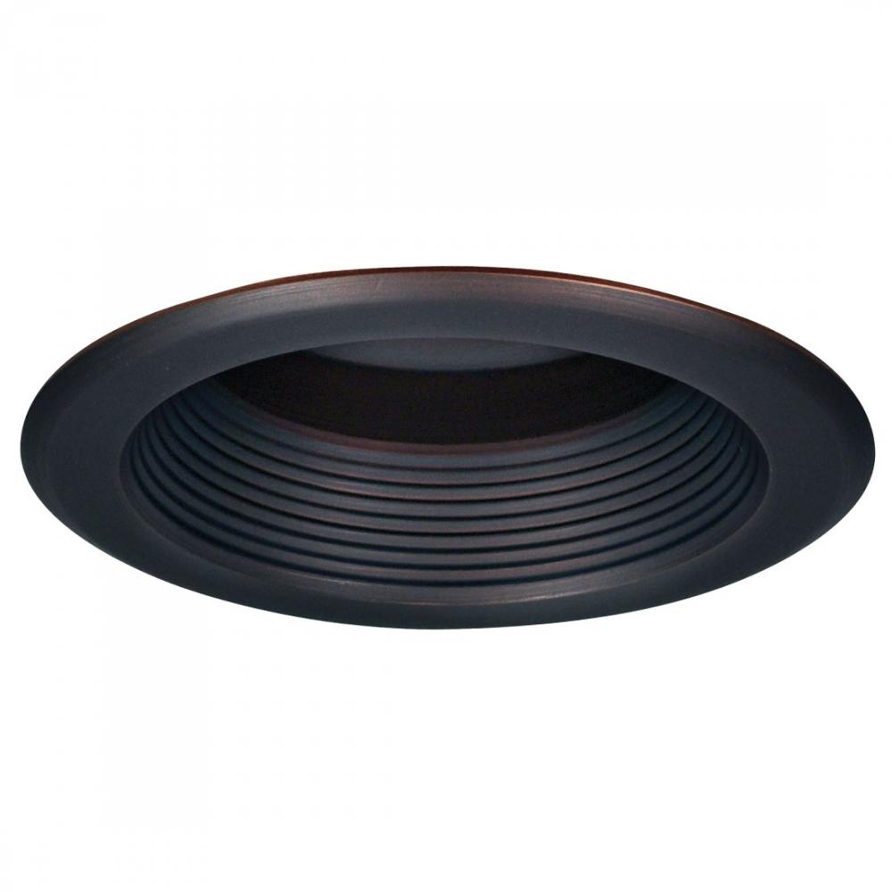 5&#34; Baffle Splay Trim w/ Flange, Bronze