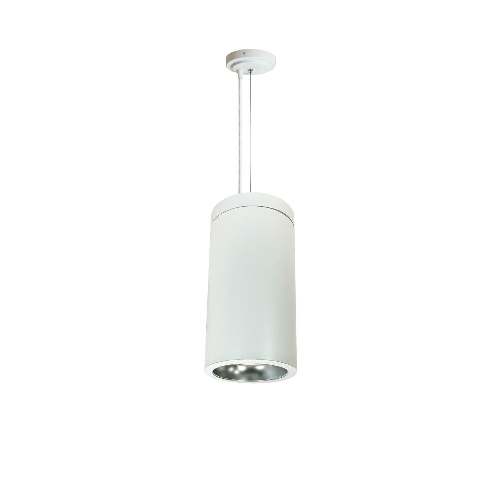6&#34; Cobalt Cable Mount Cylinder, White, 1000L, 3500K, Diffused Clear/White Reflector, 120V
