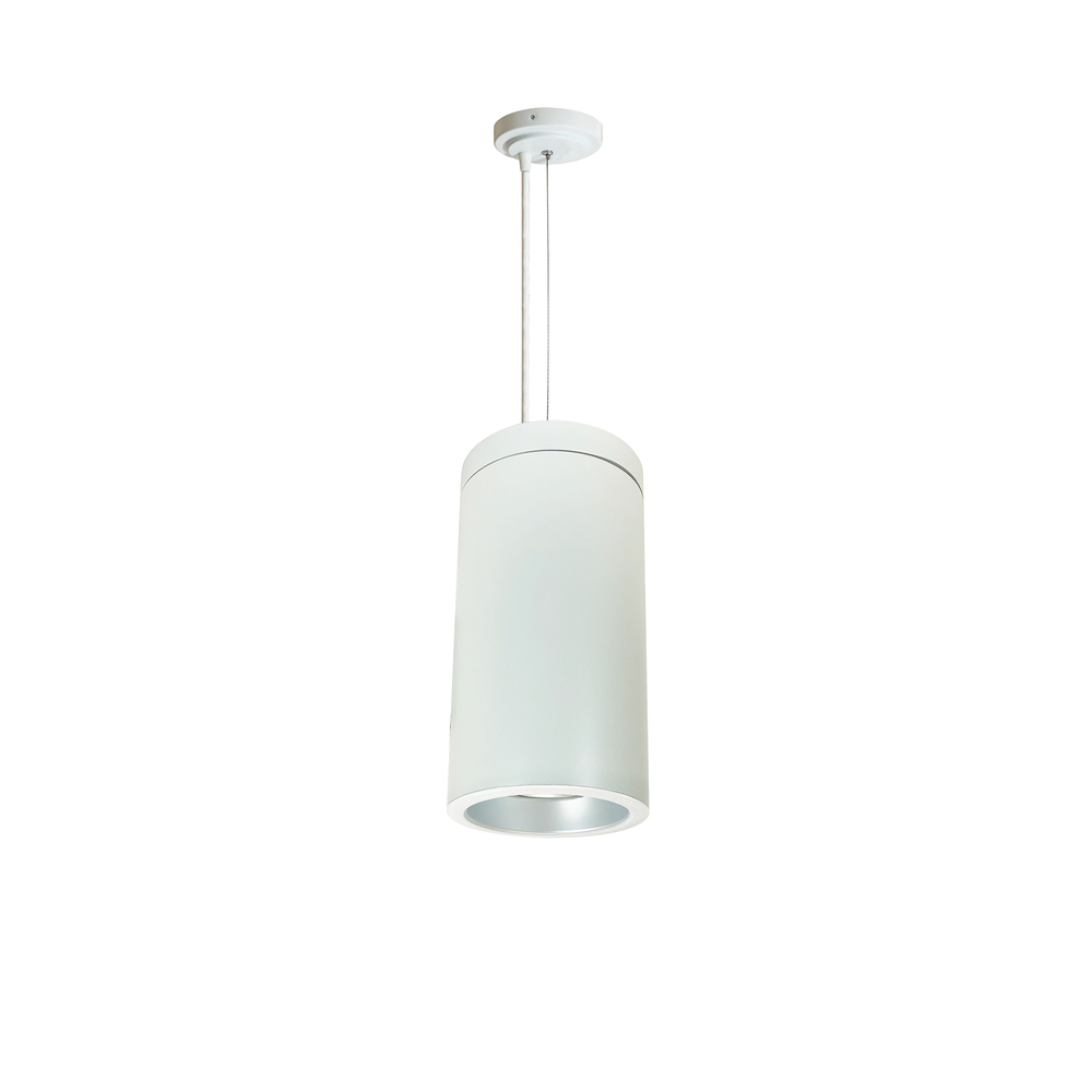 6&#34; Cobalt Cable Mount Cylinder, White, 1000L, 4000K, Haze/White Reflector, 120V Triac/ELV