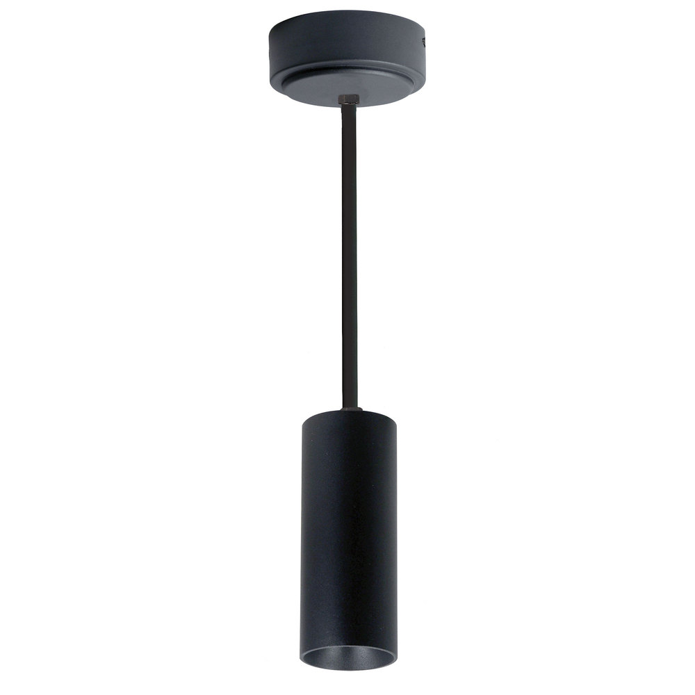 2&#34; iLENE 24&#34; Stem Mount Mini Cylinder, 1000lm, 15W, 3000K, Black, 120V Triac/ELV Dimming