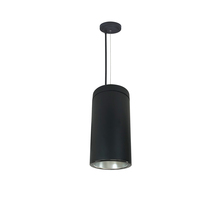 Nora NYLS3-6C1L327NC12DBB - 6" Sapphire III Cable Mount Black Cylinder, Diffused Black Reflector/Black Flange, 120-277;