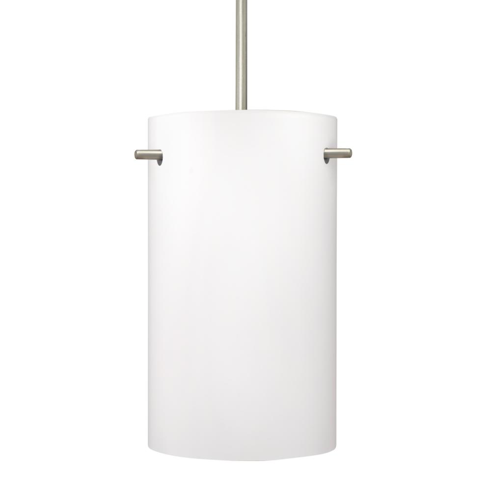 Besa Tamburo 5 Pendant, Opal Matte, Black Finish, 1x11W LED