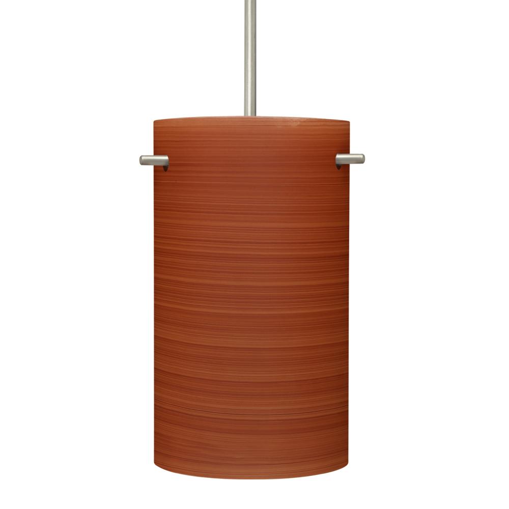 Besa Tamburo 5 Pendant, Cherry, Black Finish, 1x11W LED