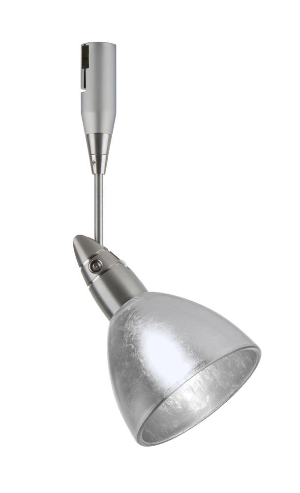Besa Spotlight With 12&#34; Stem Divi Satin Nickel Silver Foil 1x50W Halogen Mr16