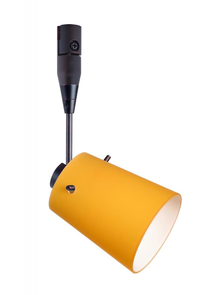 Besa Spotlight With 12&#34; Stem Tammi 3 Bronze Apricot Matte 1x50W Halogen Mr16