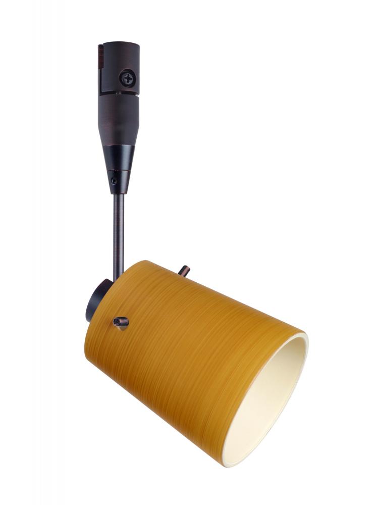 Besa Spotlight With 6&#34; Stem Tammi 3 Bronze Oak 1x50W Halogen Mr16