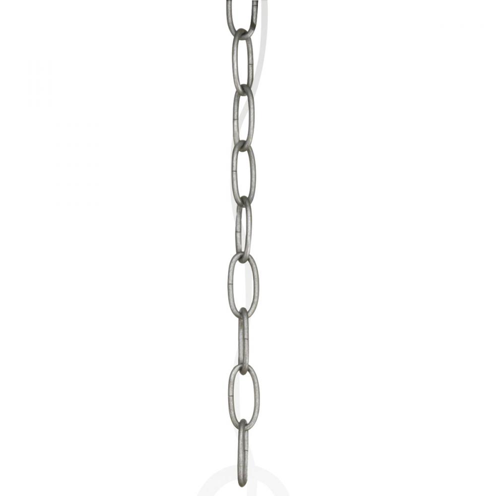 Accessory Chain - 10&#39; of 9 Gauge Chain in Galvanized Finish