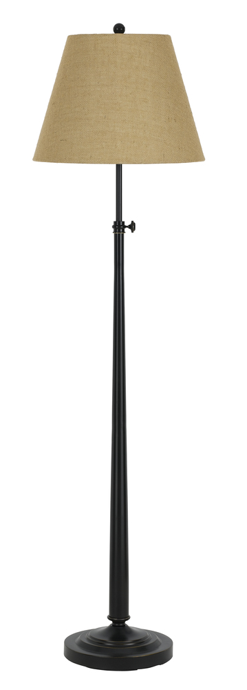 65&#34; Height Metal Floor Lamp in Dark Bronze