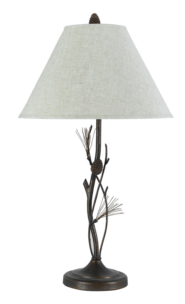 32&#34; Height Iron Table Lamp in Rust