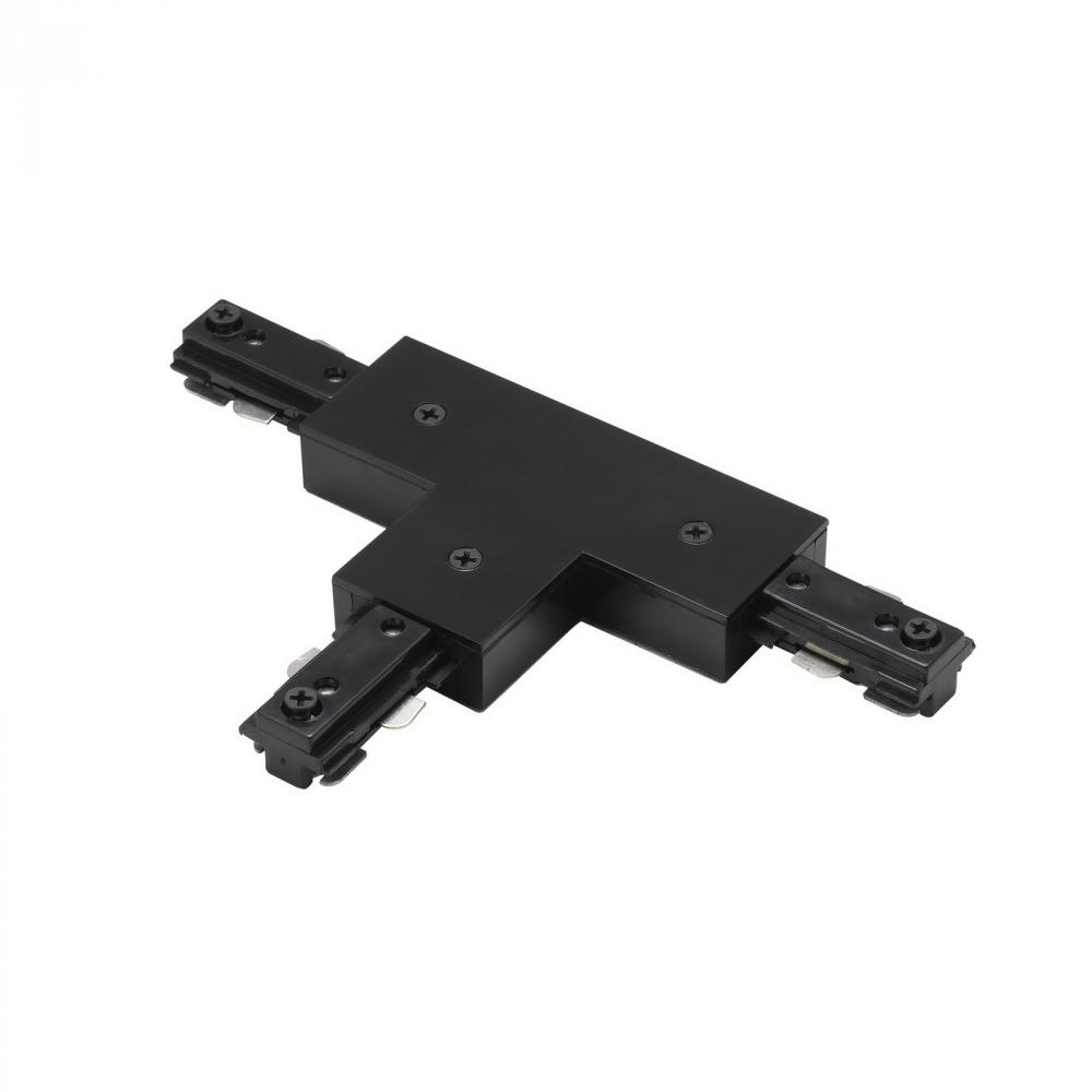 0.8&#34; Height T Connector with Left Polarity in Black