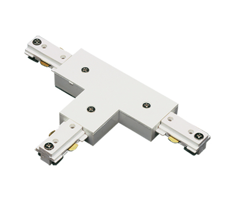 0.8&#34; Height T Connector with Right Polarity in White