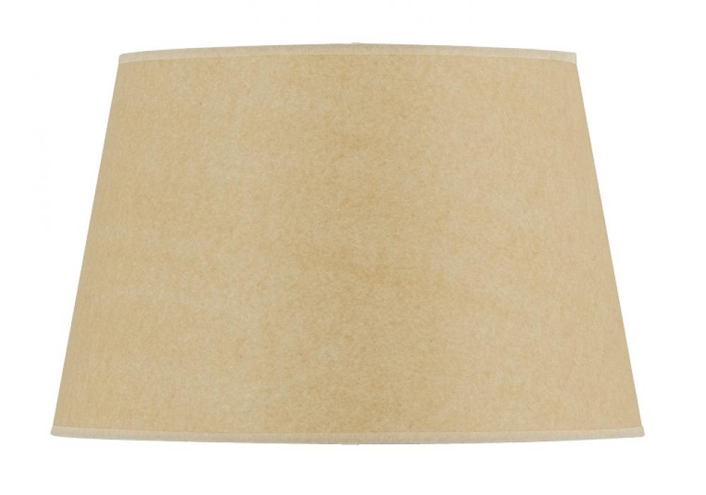 11&#34; Tall Light Brown Hardback Fabric Shade