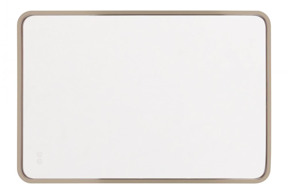 24&#34; x 36&#34; Rounded Corner Rectangular LED Mirror with defogger