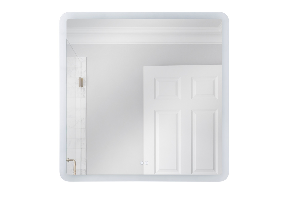 36&#34; x 36&#34; Square LED Mirror (2PC Chassis/Glass Construction)