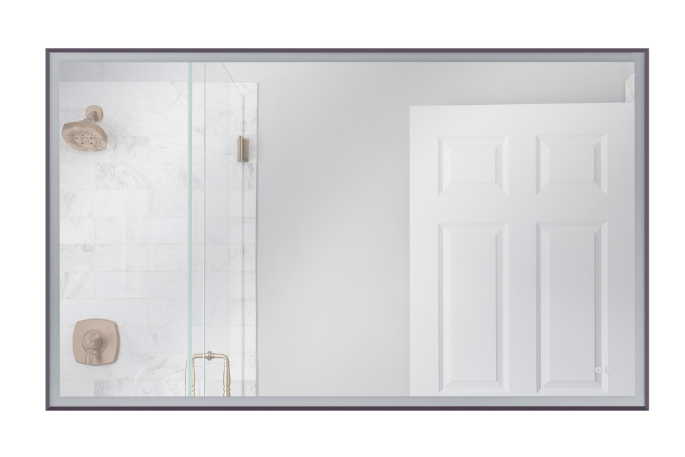 60&#34; x 36&#34; Rectangle Framed LED Mirror