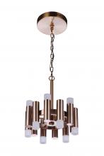 Craftmade 57552-SB-LED - 12 Light LED Convertible Semiflush