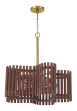Craftmade 58425-SBWAL - 5 Light Chandelier