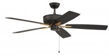 Craftmade P52FBSB5-52BWNFB - 52" Ceiling Fan Ceiling Fan w/Blades