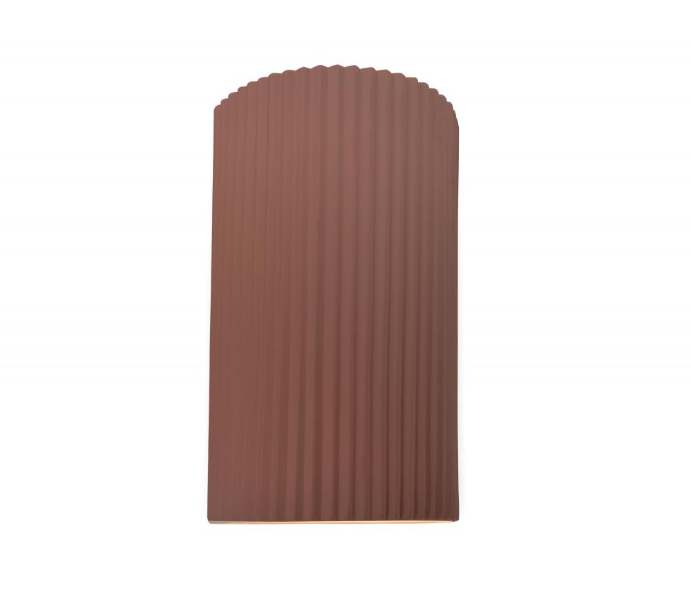 Large ADA LED Pleated Cylinder (Outdoor)