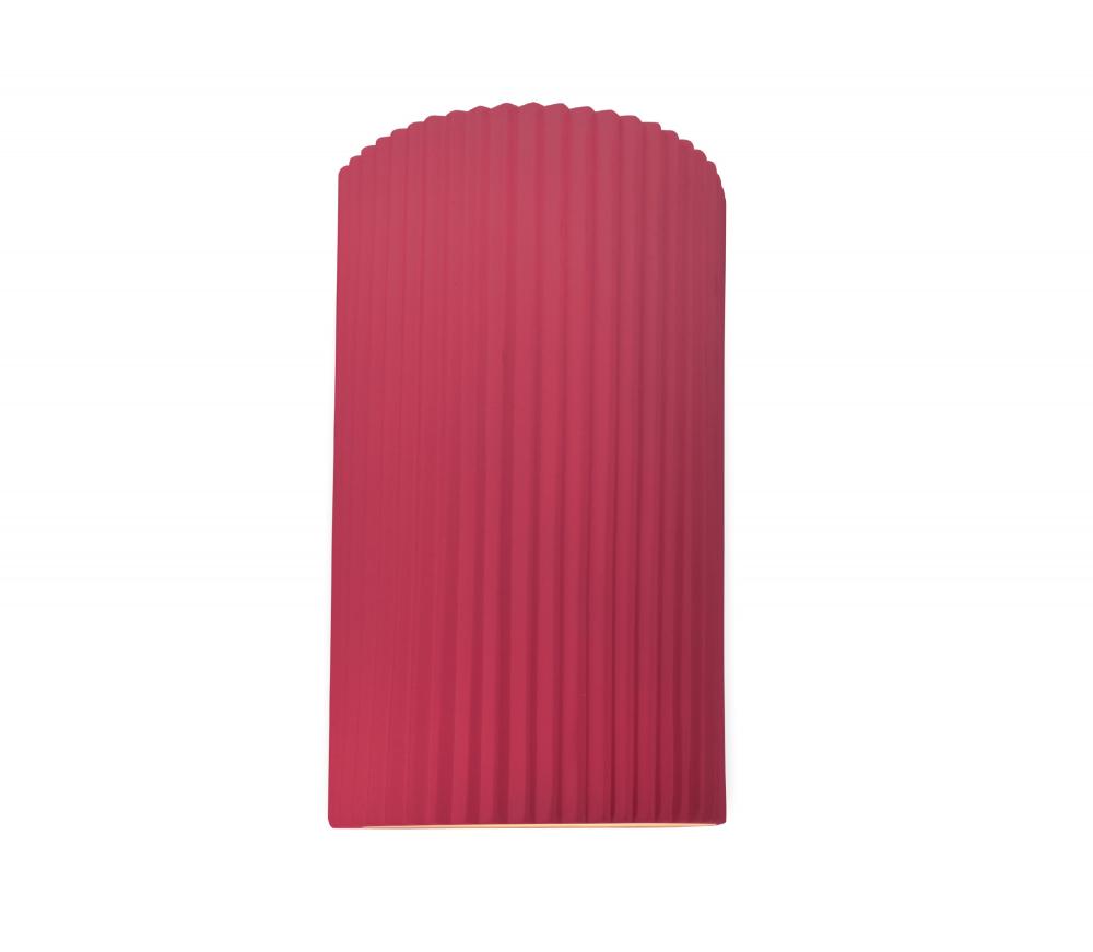 Large ADA LED Pleated Cylinder (Outdoor)