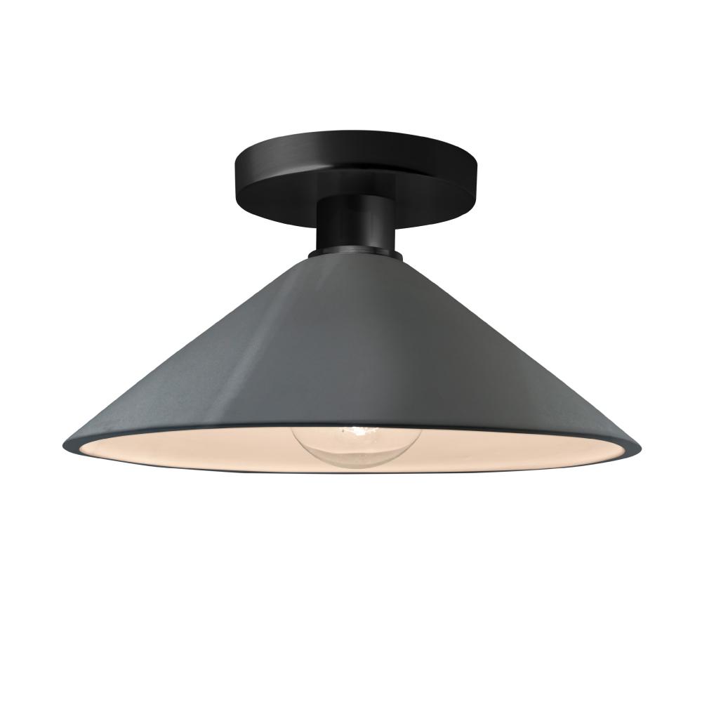Flare LED Semi-Flush