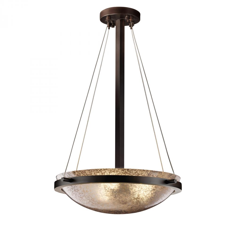 18&#34; LED Pendant Bowl w/ Ring