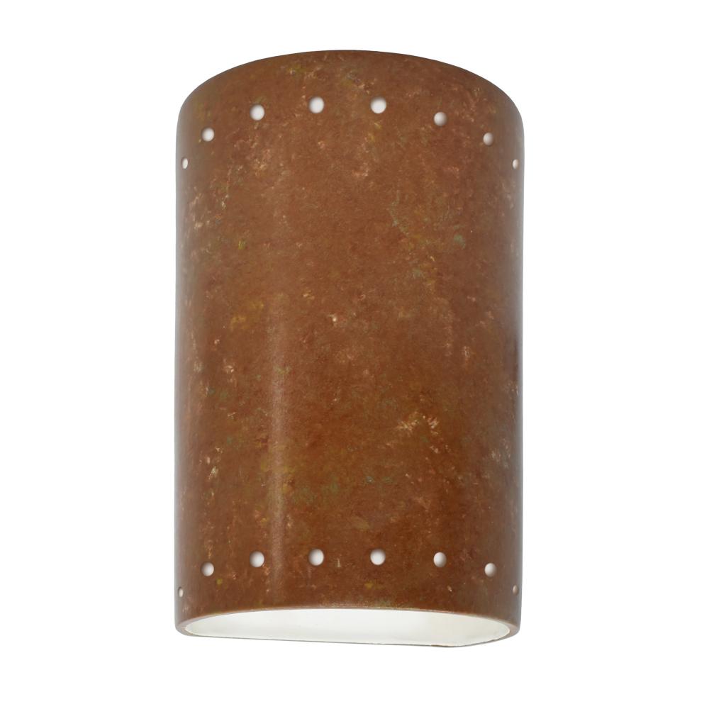 Small Cylinder w/ Perfs - Closed Top (Outdoor)