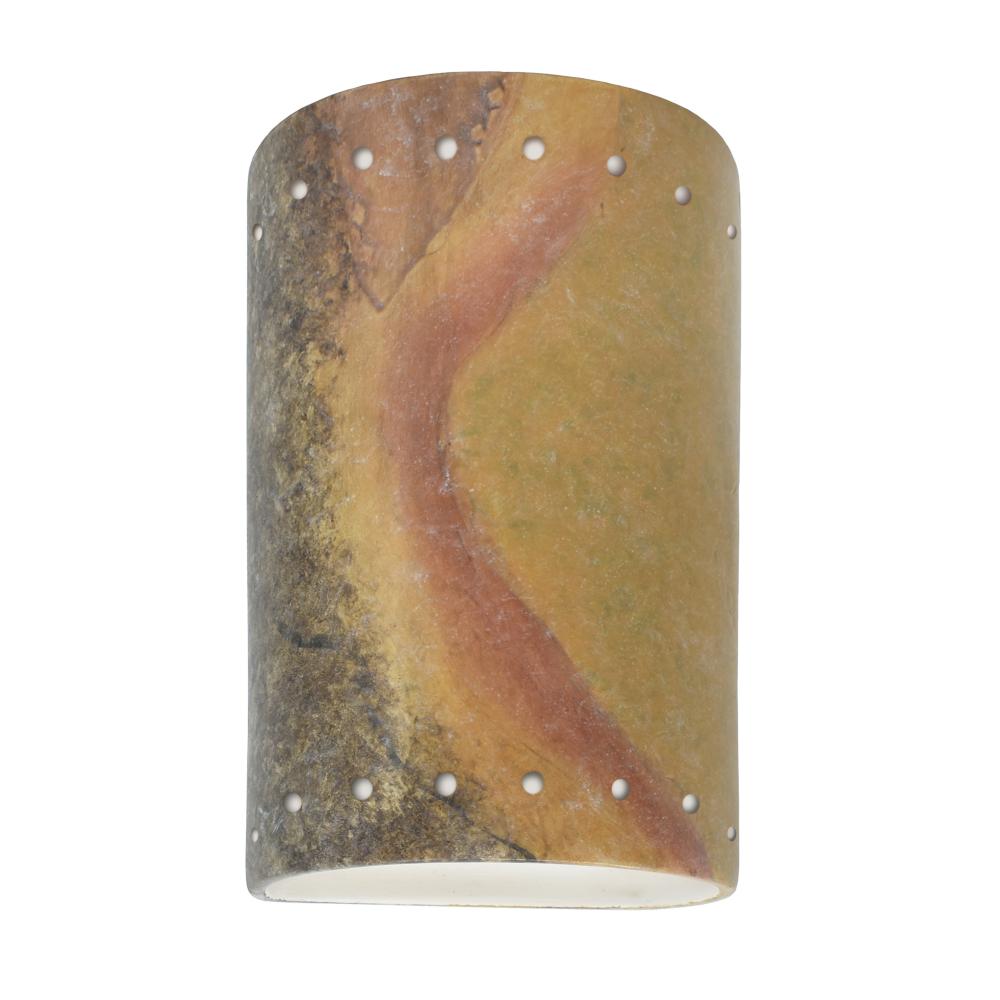 Small Cylinder w/ Perfs - Closed Top (Outdoor)