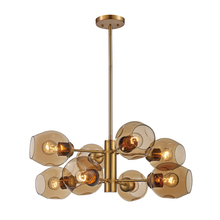 Trans Globe PND-2125 AG - 8LT PENDANT XIA CHAMPAGNE-AG