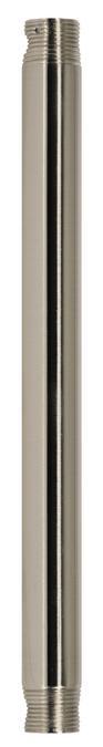 1/2 ID x 24&#34; Brushed Nickel Finish Extension Downrod