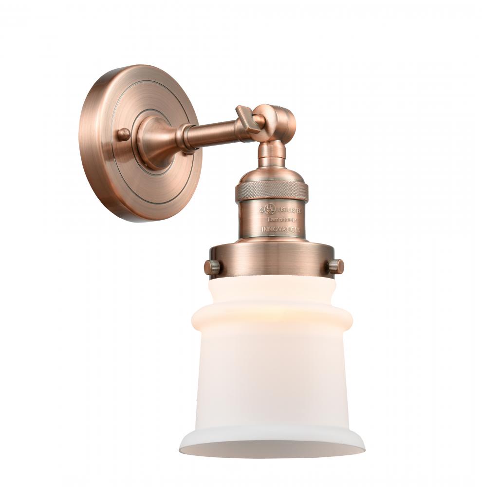 Canton - 1 Light - 5 inch - Antique Copper - Adjustable Sconce