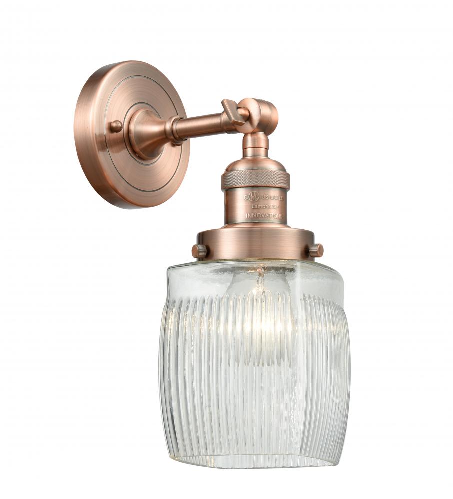 Colton - 1 Light - 6 inch - Antique Copper - Adjustable Sconce