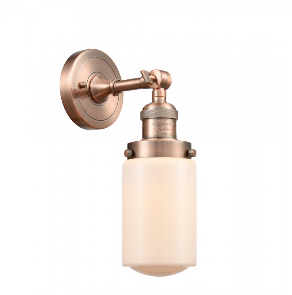 Dover - 1 Light - 5 inch - Antique Copper - Adjustable Sconce