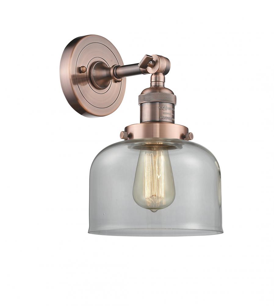 Bell - 1 Light - 8 inch - Antique Copper - Adjustable Sconce