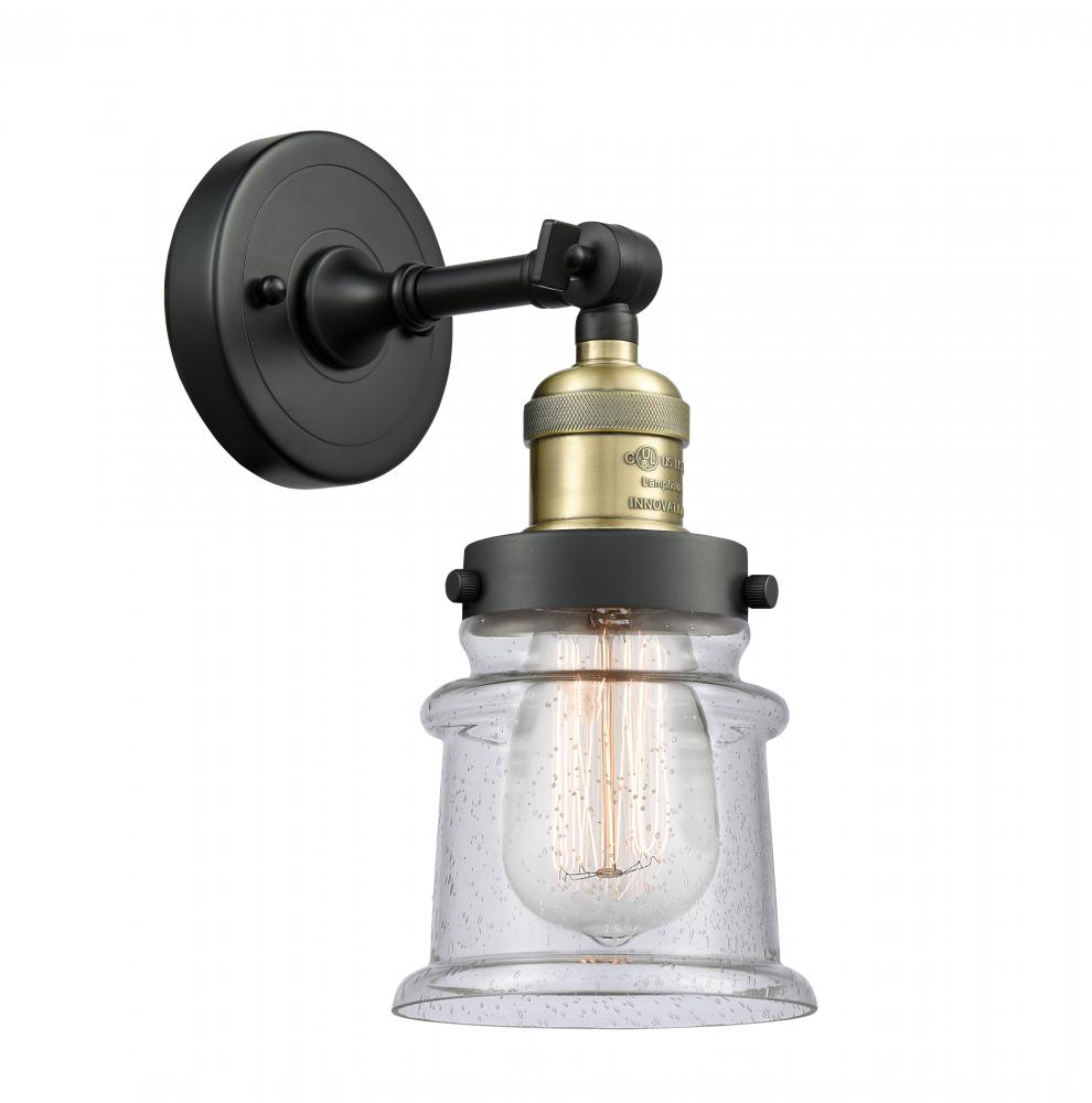 Canton - 1 Light - 5 inch - Black Antique Brass - Adjustable Sconce