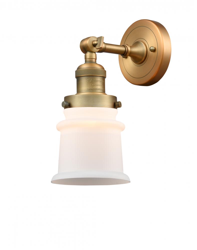 Canton - 1 Light - 5 inch - Brushed Brass - Adjustable Sconce