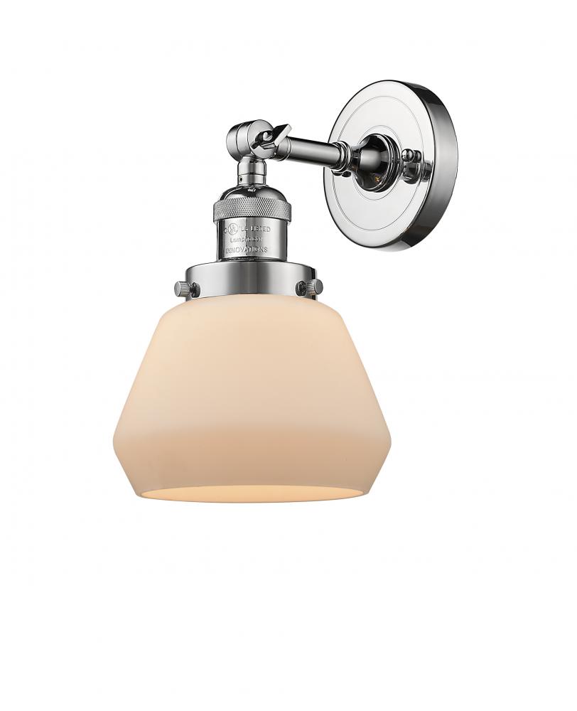 Fulton - 1 Light - 7 inch - Polished Chrome - Adjustable Sconce