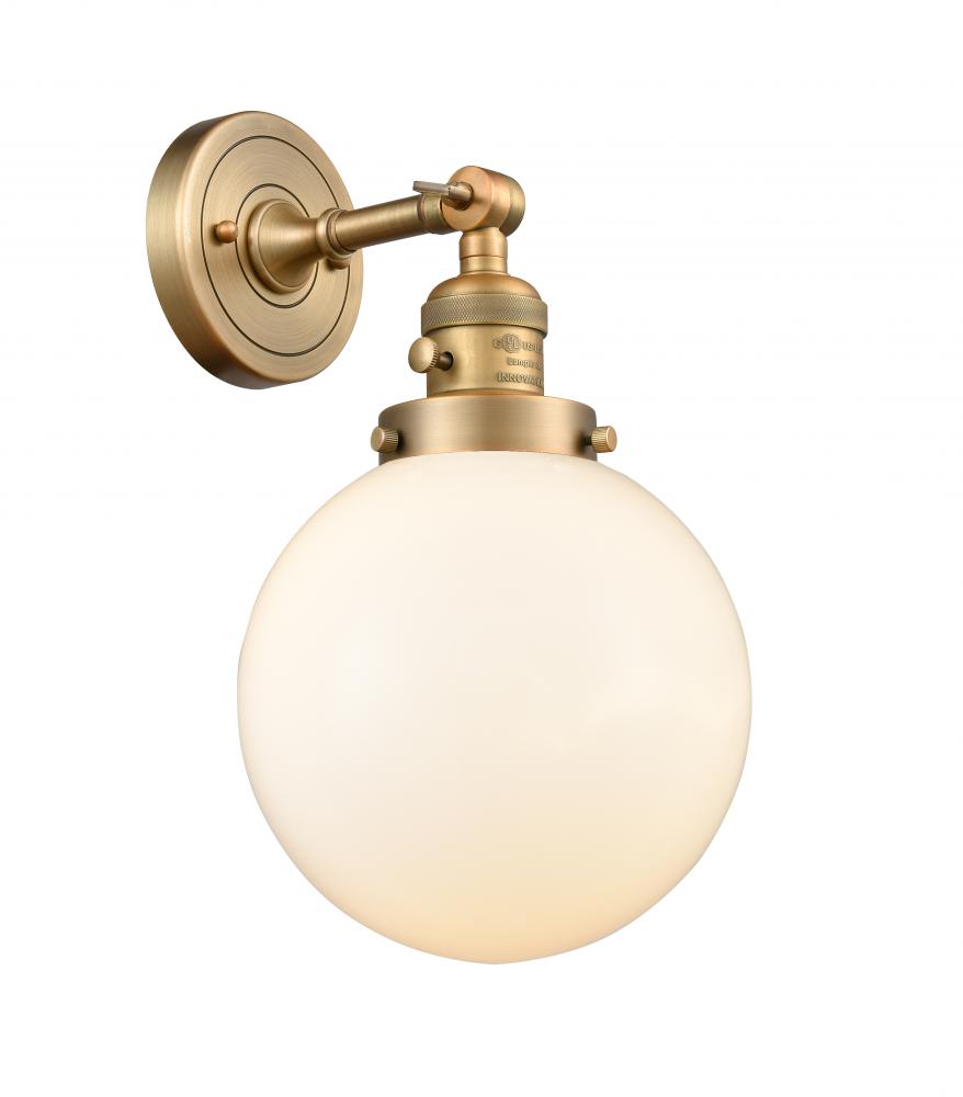 Beacon - 1 Light - 8 inch - Brushed Brass - Adjustable Sconce