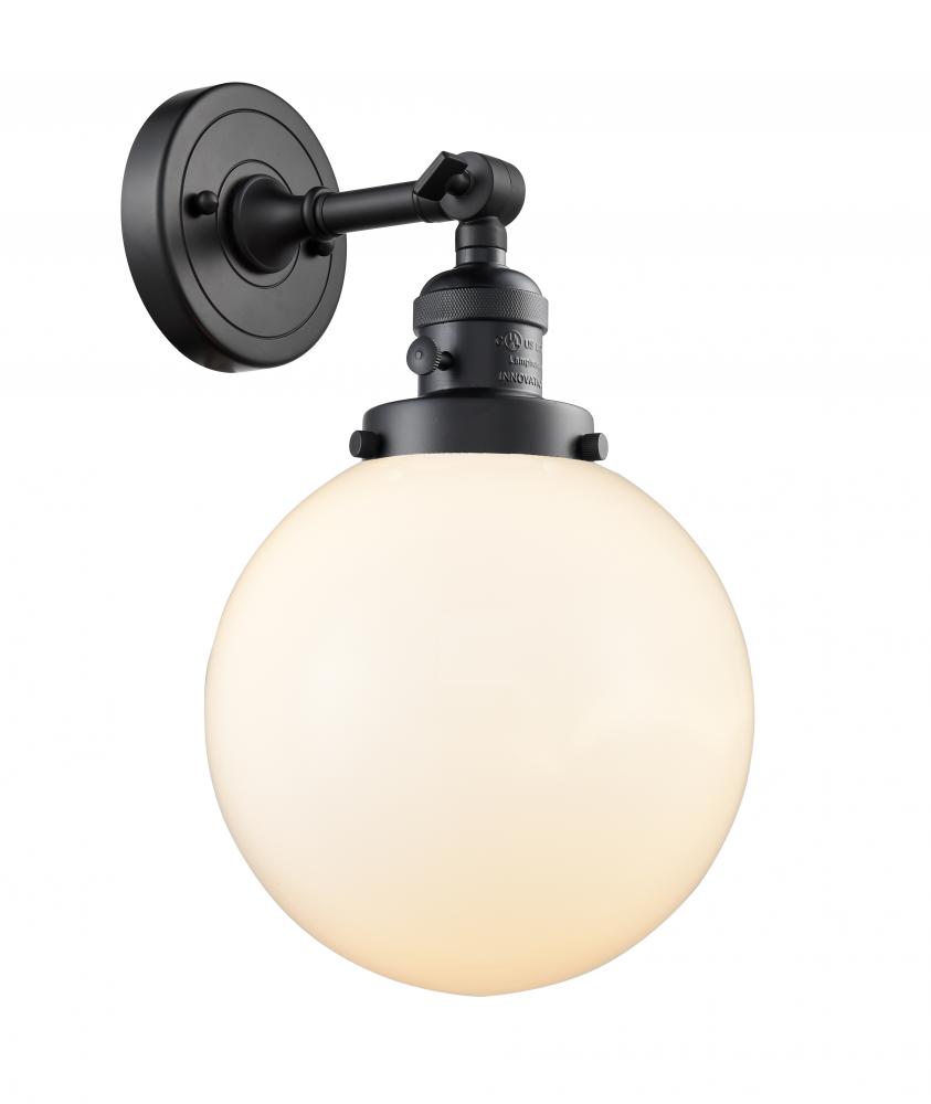 Beacon - 1 Light - 8 inch - Matte Black - Adjustable Sconce