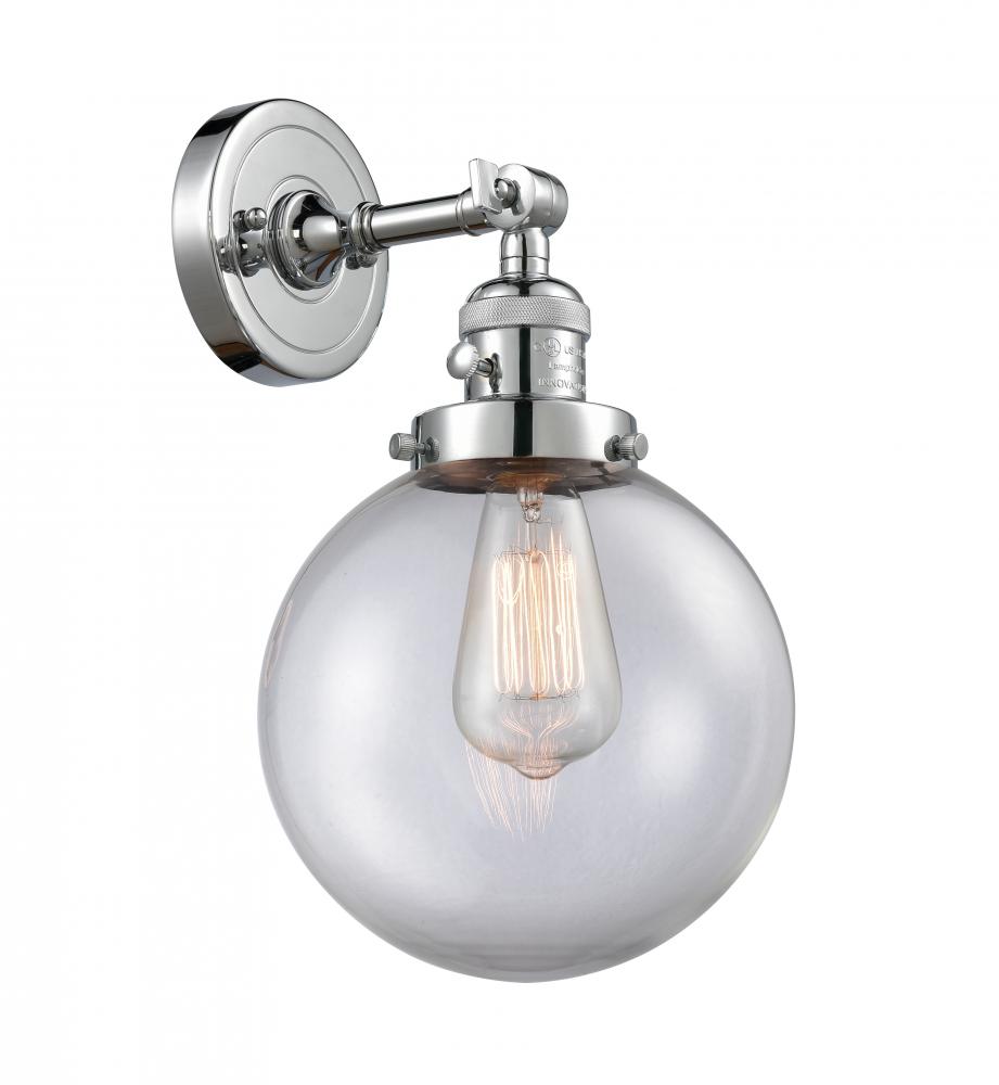 Beacon - 1 Light - 8 inch - Polished Chrome - Adjustable Sconce