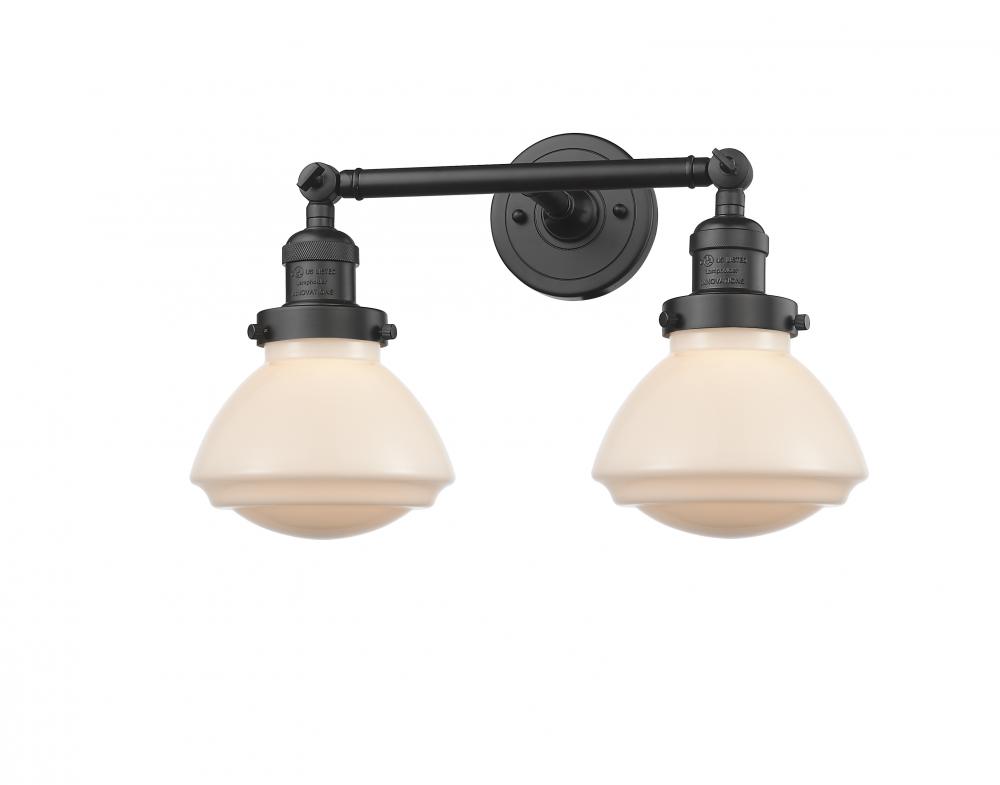 Olean - 2 Light - 17 inch - Oil Rubbed Bronze - Adjustable Bath Vanity Light